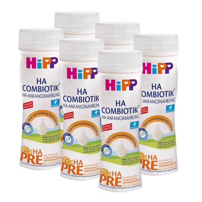 HiPP German HA Stage PRE Ready to Feed From Birth (200mlx6) - Formuland Canada